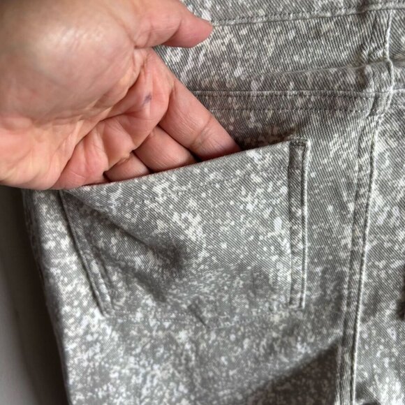 Spanx Womens Speckled Ankle Two Back Front Pocket Leggings Gray Size Medium - Picture 8 of 12